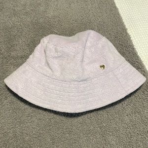Stoney Clover Ln & Target collab. Purple Heart terry cloth bucket hat